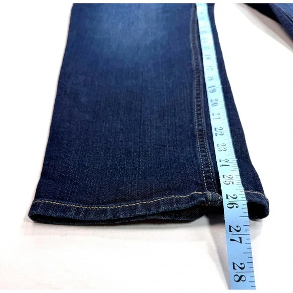 Banana Republic Girlfriend Jeans Women's Size‎ 31 / 12 Medium Wash Stretch Denim - Picture 7 of 8